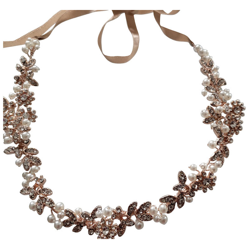 Braut Haarband gold, Hochzeits Haarschmuck silber, edles Hochzeits Haarband,Geschenktipp Hochzeit