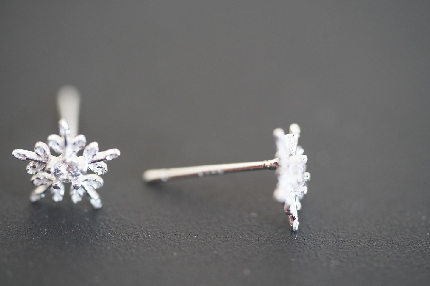 Silber 925 Schneeflocke, Damenohrstecker ternchen, Mädchen Ohrstecker Silber 925,Geschenktipp Weihnachten