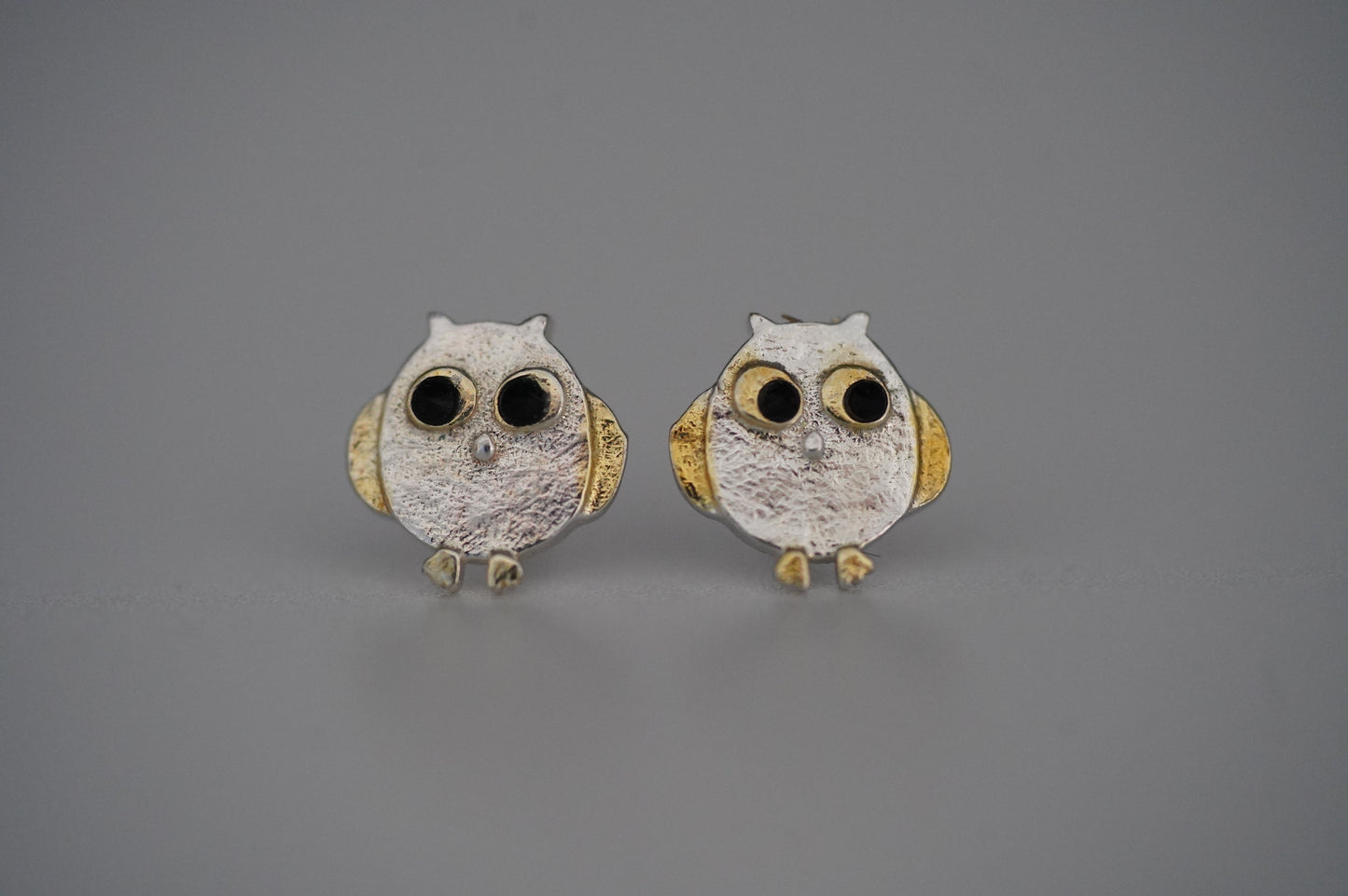 Eulen Ohrringe silber 925 minimalistisches Design Mädchen Ohrringe Tierschmuck Ohrringe