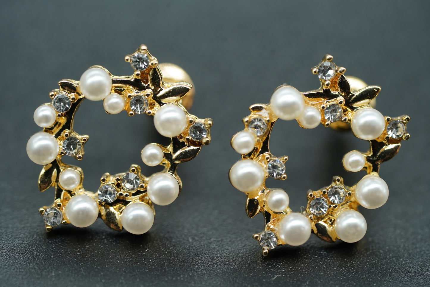 Perlen Reifen Ohrringe gold Vintage style Ohrringe Geschenktipp