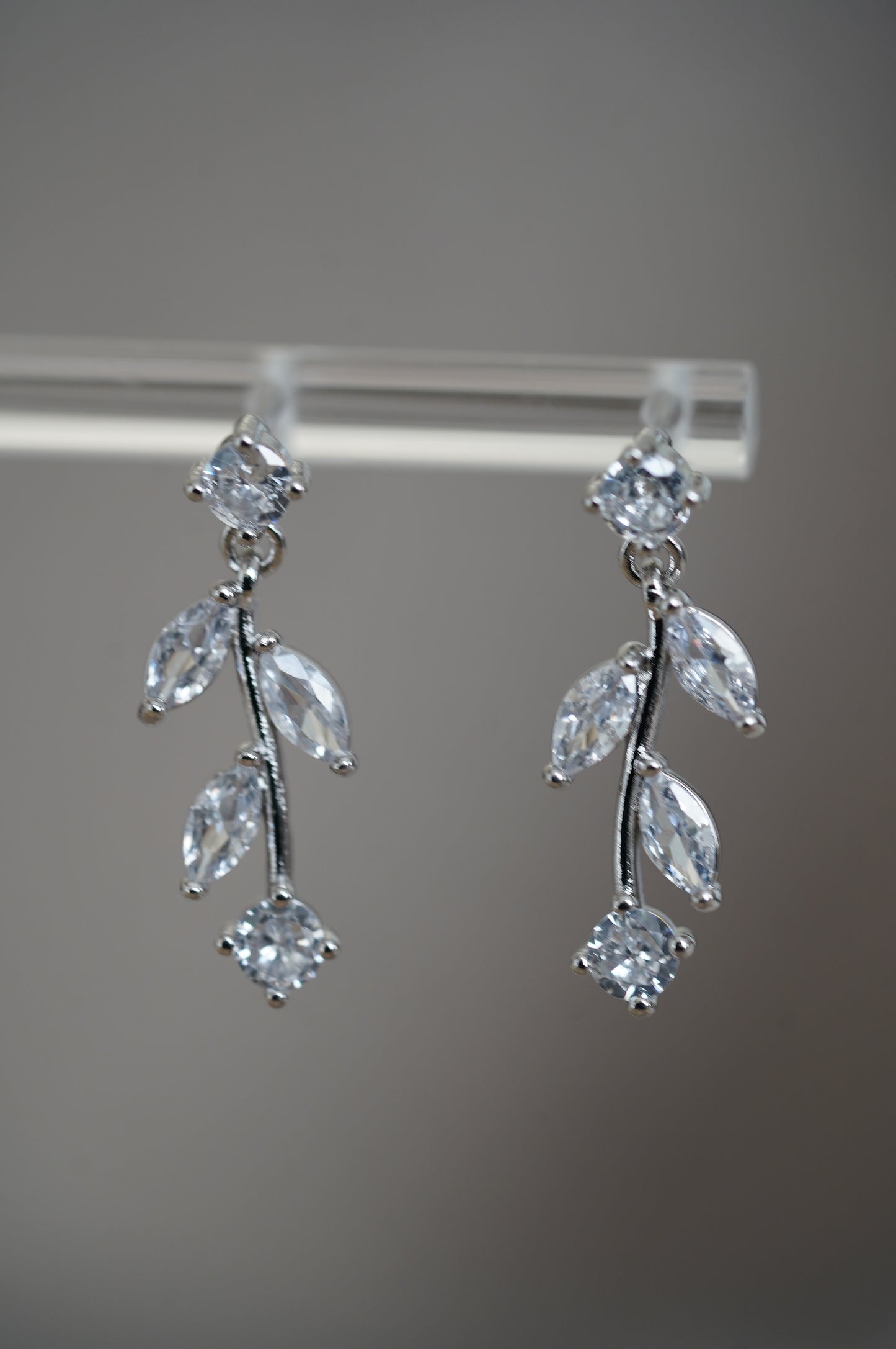 Braut Schmuck Collier silber Rückenkette Hochzeits Schmuck Zirkonia Braut Halskette Rückenkette Schmuck Set Boho Schmuck Set