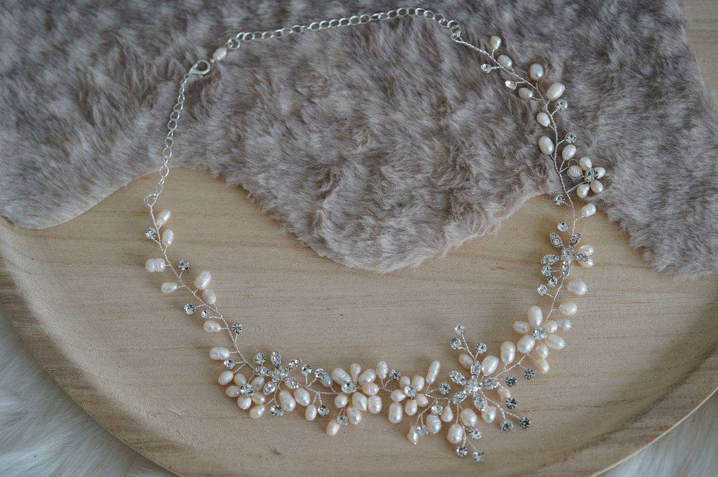 Braut schmuck Collier silber Hochzeits Schmuck gold Braut Perlen Hochzeit