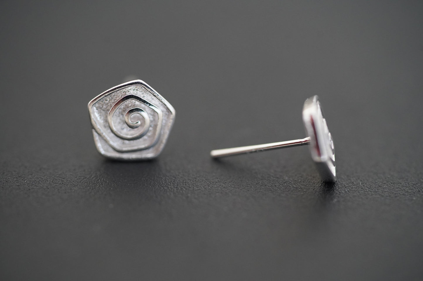 Mini Blümchen Ohrstecker, silber 925,