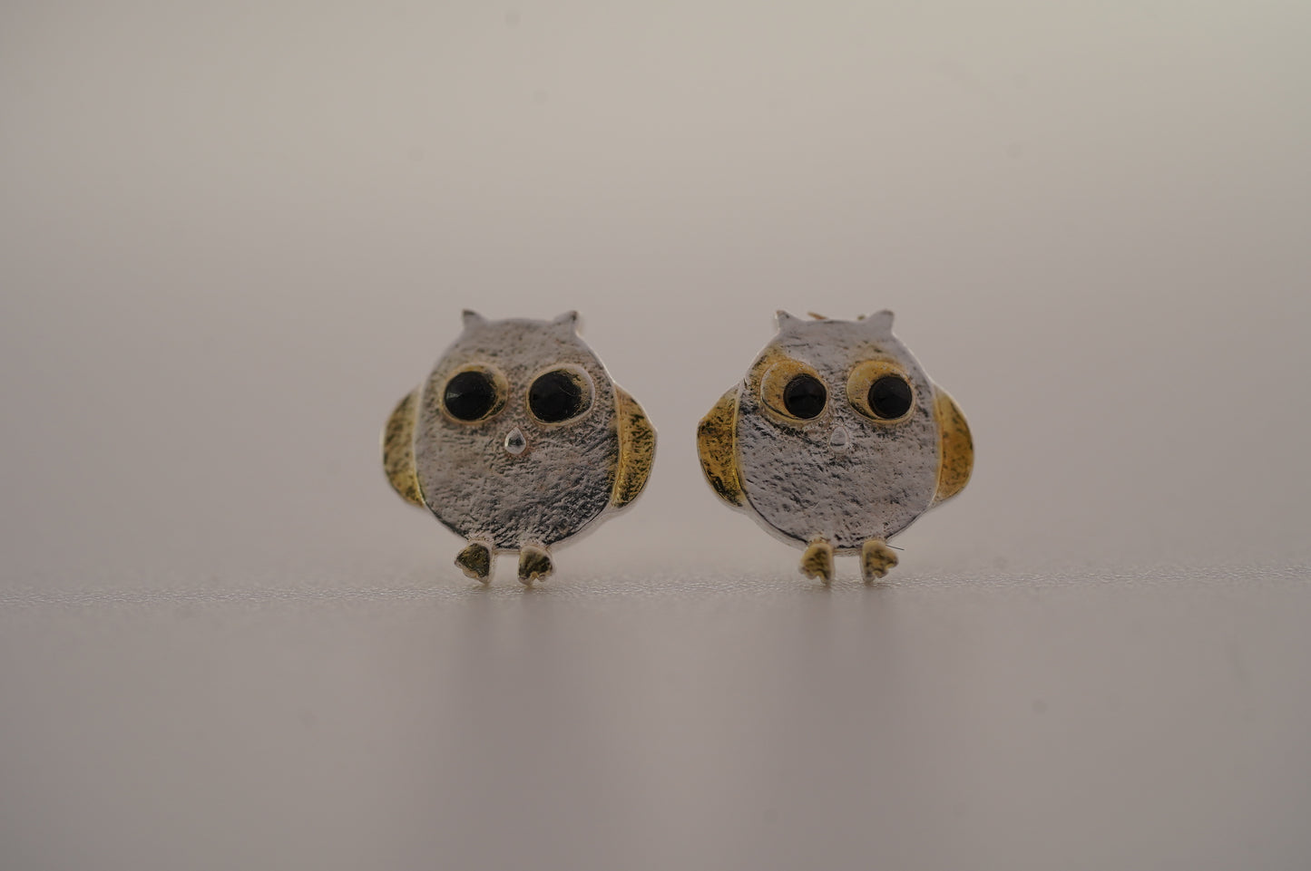 Eulen Ohrringe silber 925 minimalistisches Design Mädchen Ohrringe Tierschmuck Ohrringe