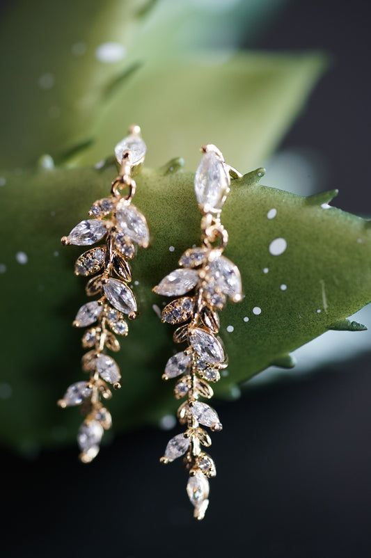 Boho Ohrringe gold, Gold Blatt Ohrstecker, Herbst Blatt Vintage Ohrringe, Blatt Schmuck,Geschenk Geburtstag, Weihnachtsgeschenk, Valentinstagsgeschenk