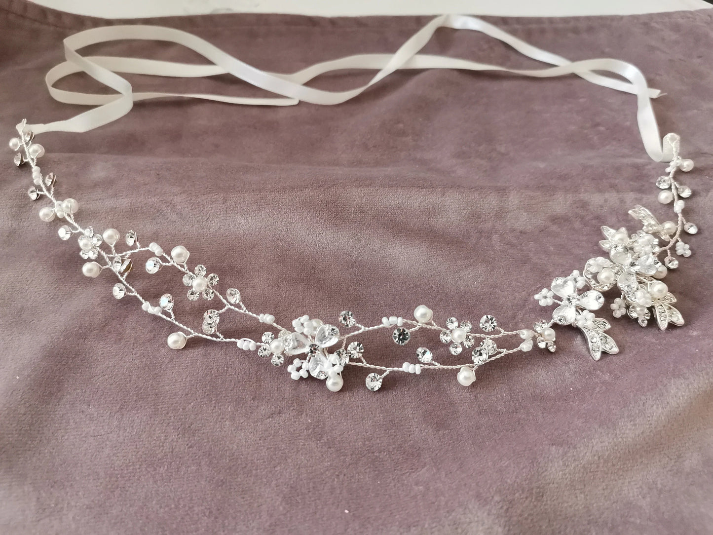 Braut Haarschmuck rosegold Boho Haarband silber Haar Reif Hochzeit gold Vintage Style Braut Schmuck